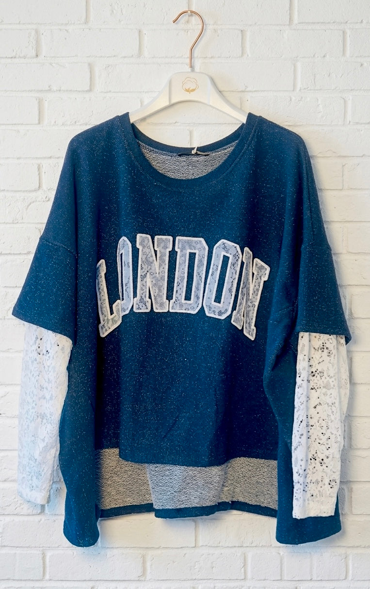 Sudadera felpa London +2 colores