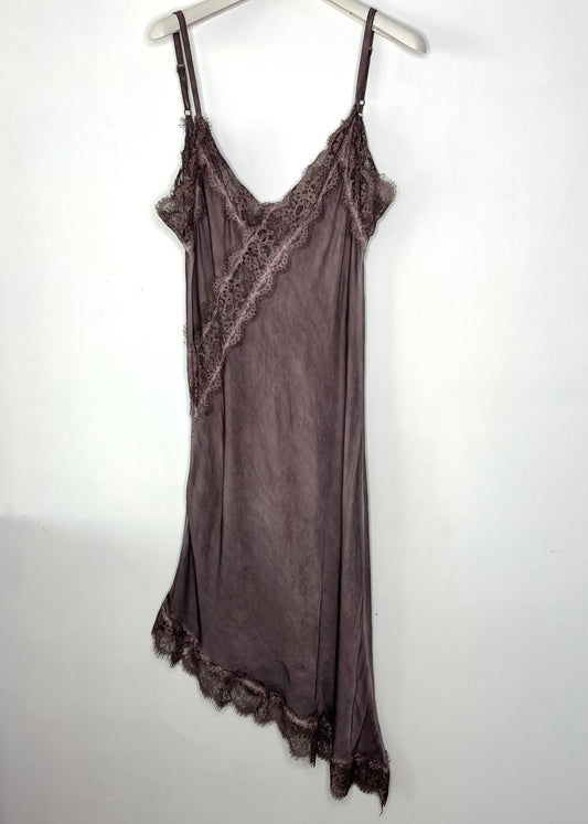 Vestido lencero pico +6 colores