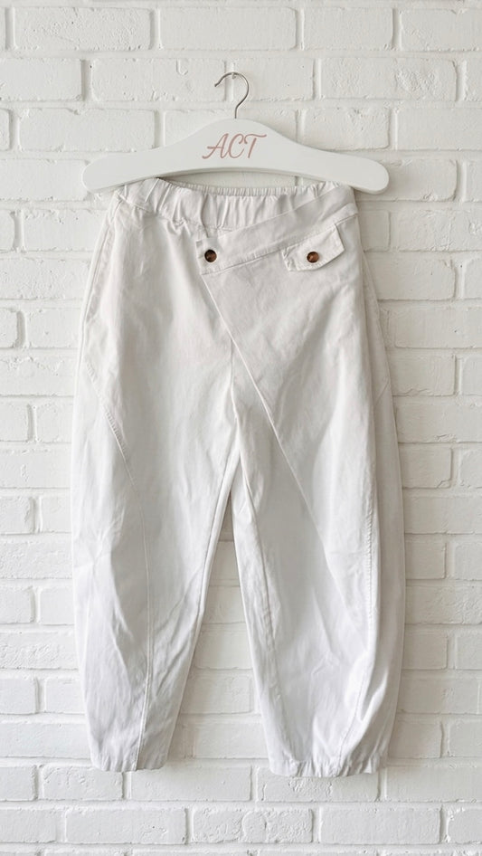 Pantalón asimétrico cruzado +4colores