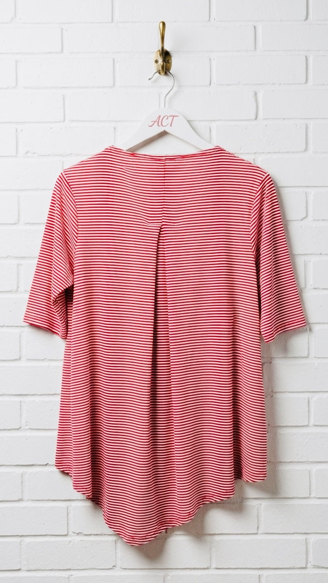 Camiseta oversize rayas +1 color