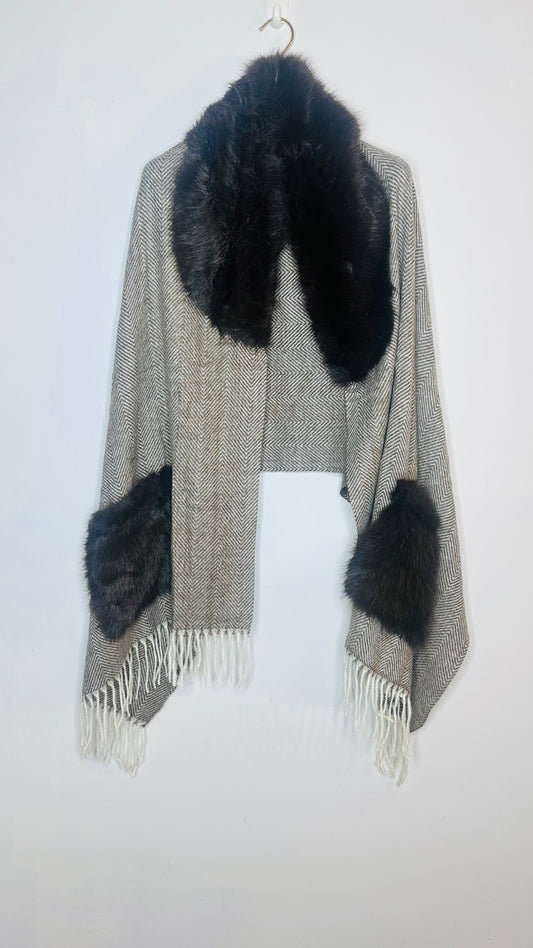 Chal de espiga +2 colores