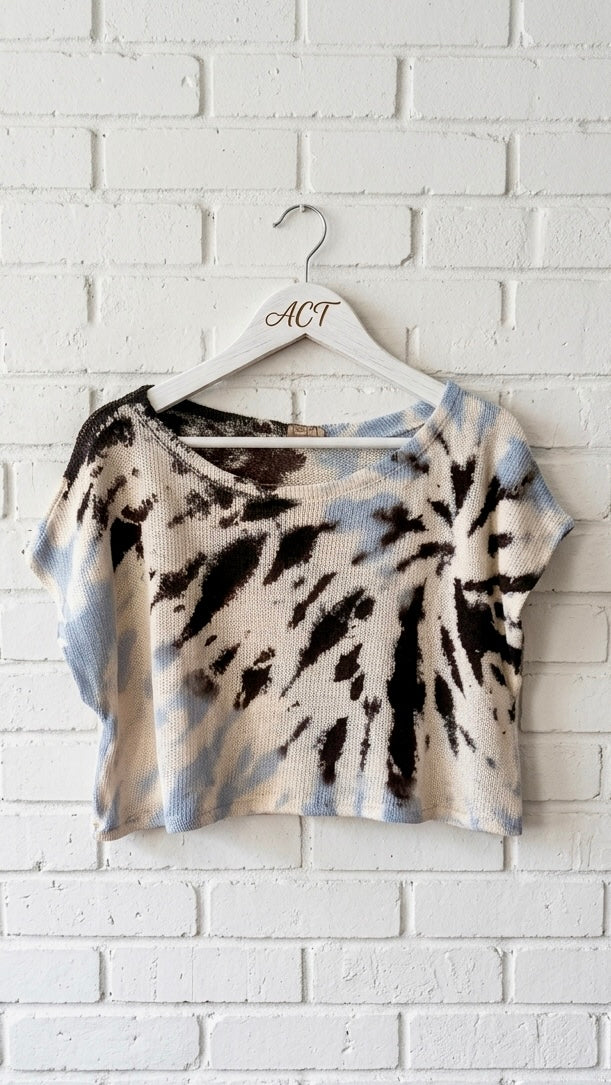 Top Crop Tie-Dye