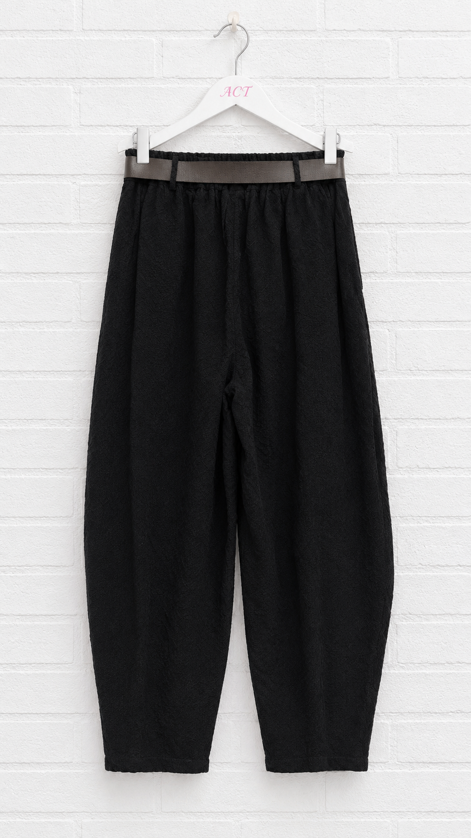 Pantalón de Micropana Cruzado con Cinturón +2 colores