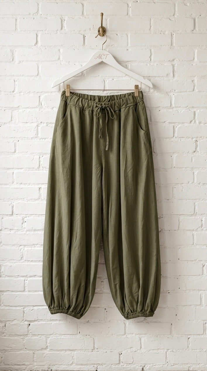 Pantalón Bombacho Tencel