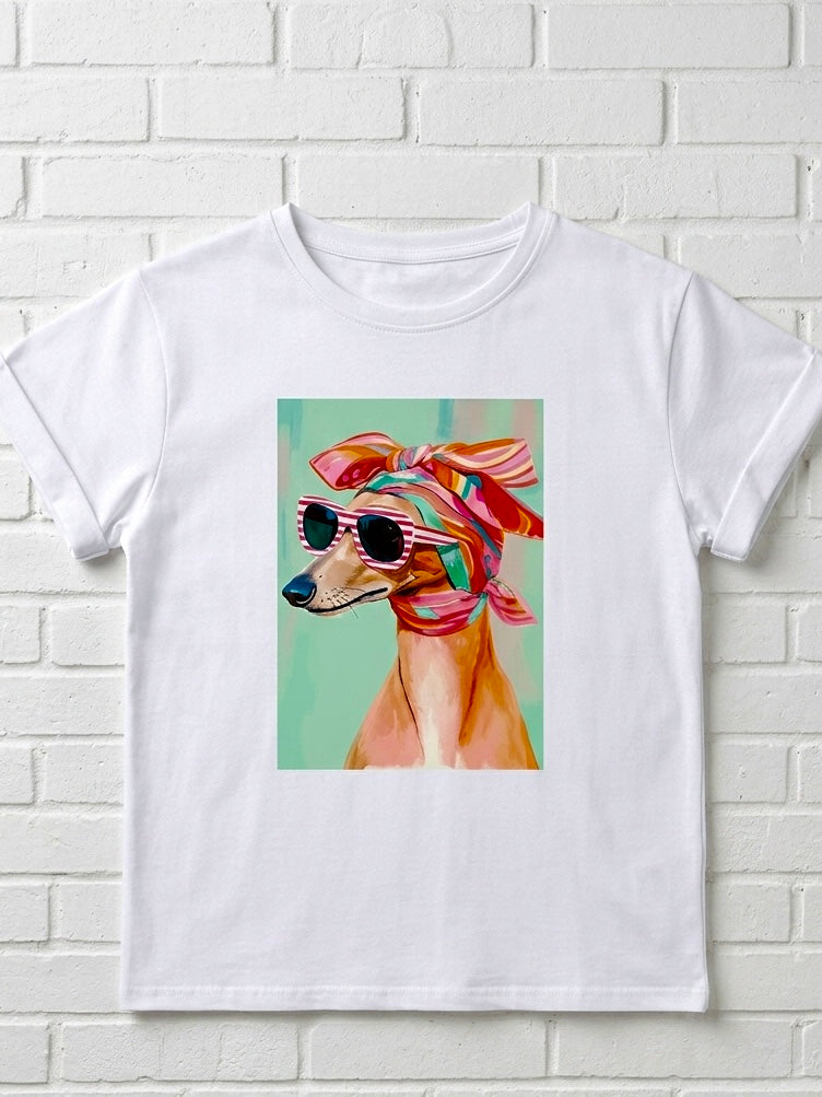 Camiseta dog lazo