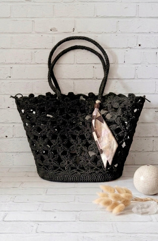 Bolso shopper de crochet +2 colores