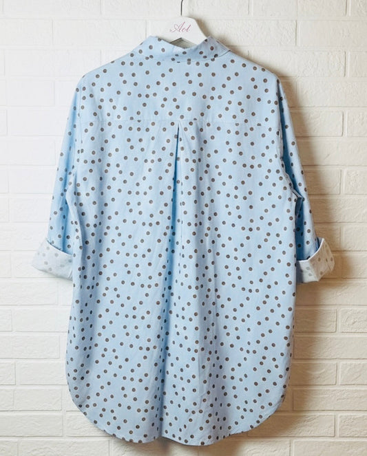 Camisa básica topos + 1 color