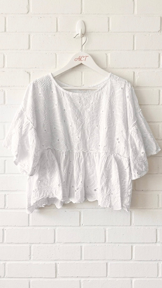 Blusa senda bordada +3 colores