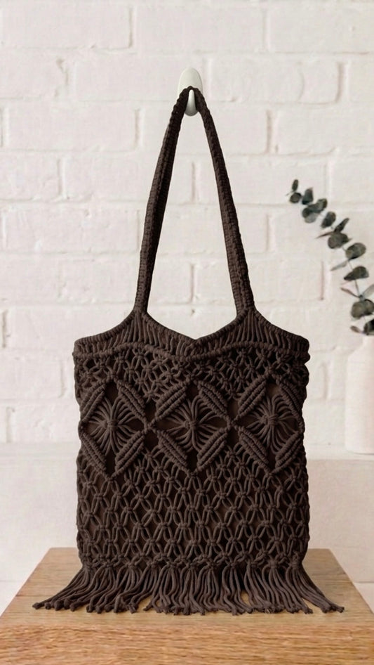 Bolso Tote de Macramé +2 colores