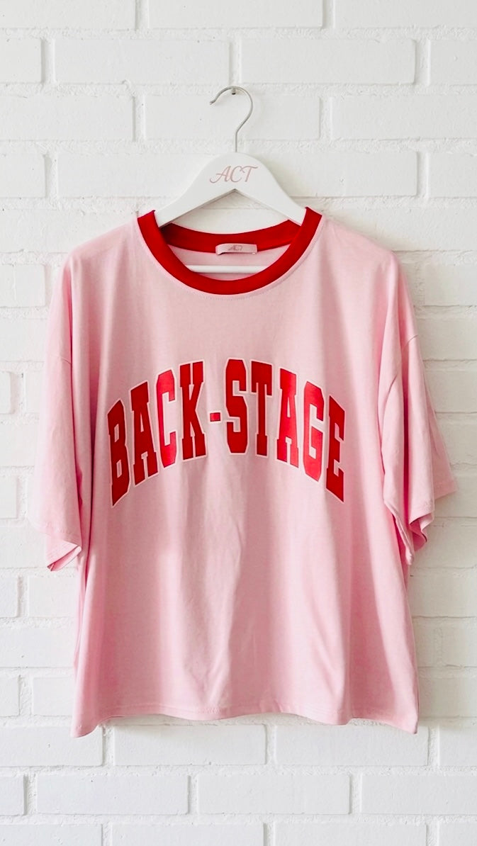 Camiseta back-stage