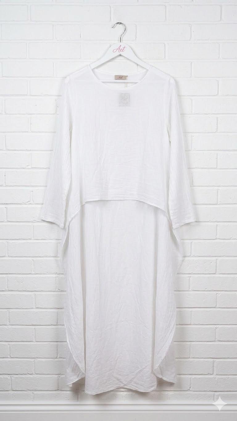 Maxi Blusa irregular +2 colores