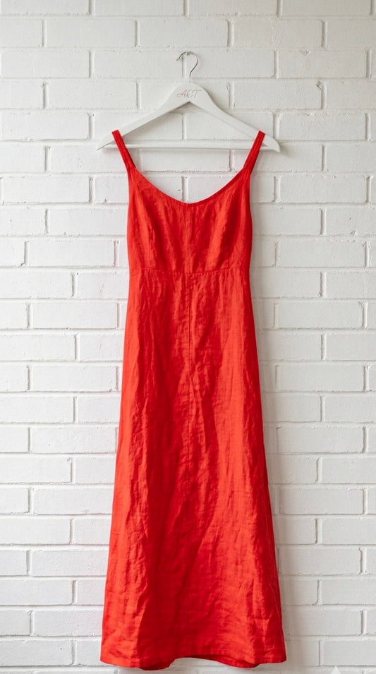 Vestido de lino oasis fluido +9 colores