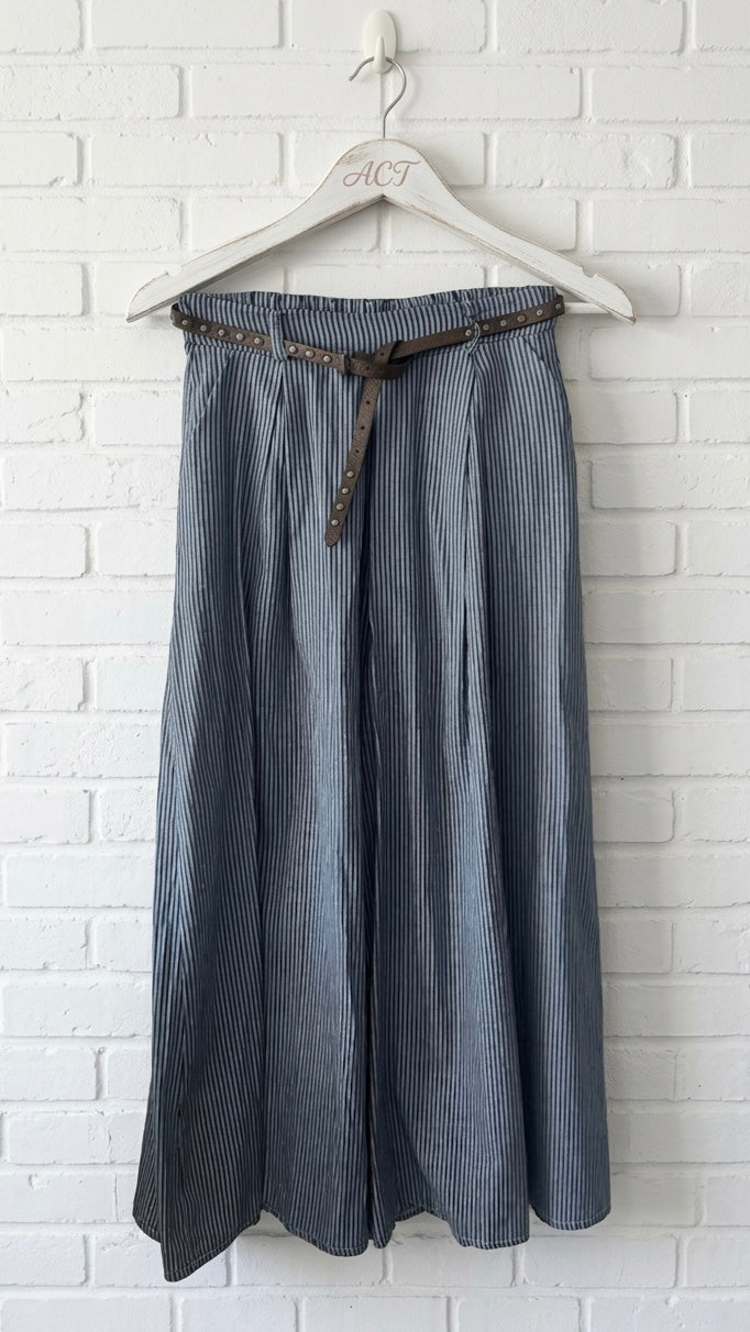 Pantalón súper palazzo rayas