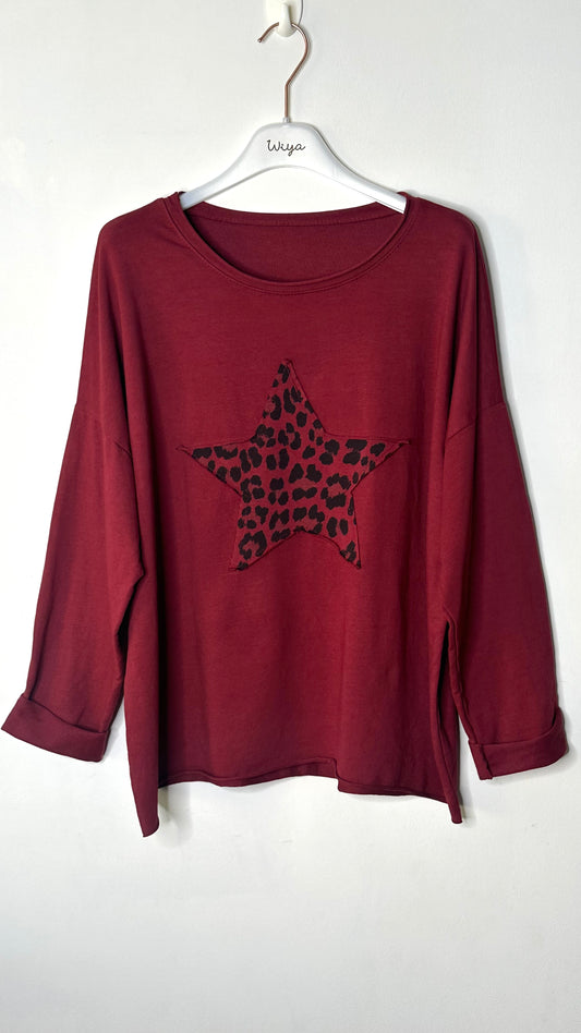 Sudadera de estrella print +2 colores
