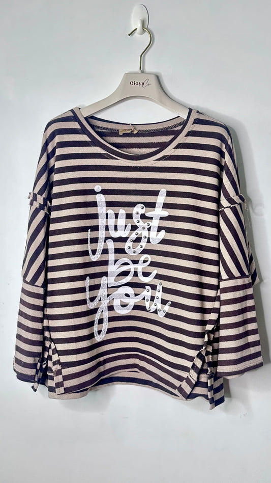 Sudadera just be you +4colores