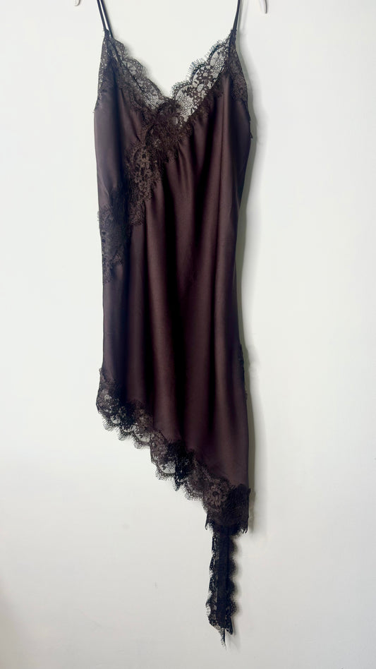 Vestido lencero asimétrico + 5 colores