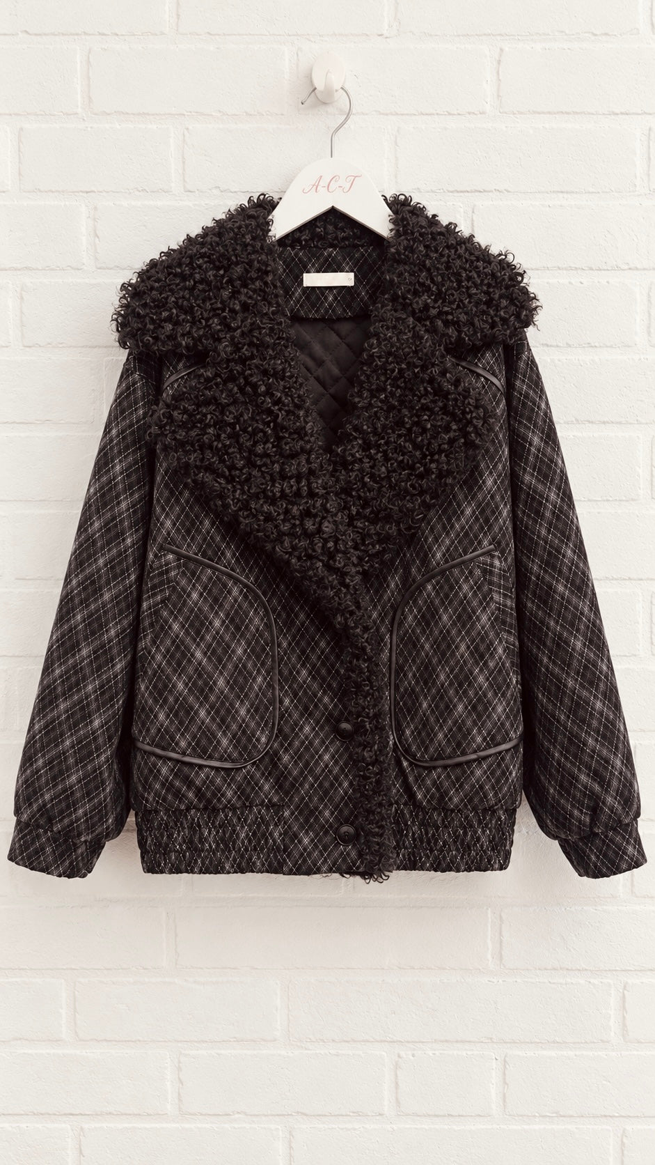 Chaqueta Cuadros & Borreguito