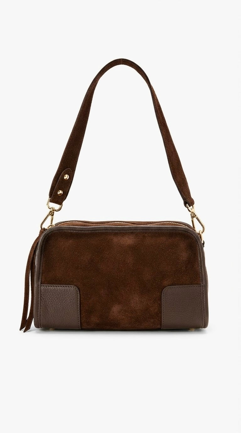 Bolso Piel Ante Firenze +2 colores