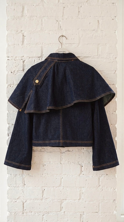 Chaqueta Vaquera Desmontable con Capa