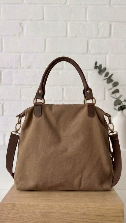 Bolso personalizable marrón