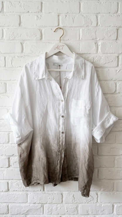 Camisa lino degradado +2 colores