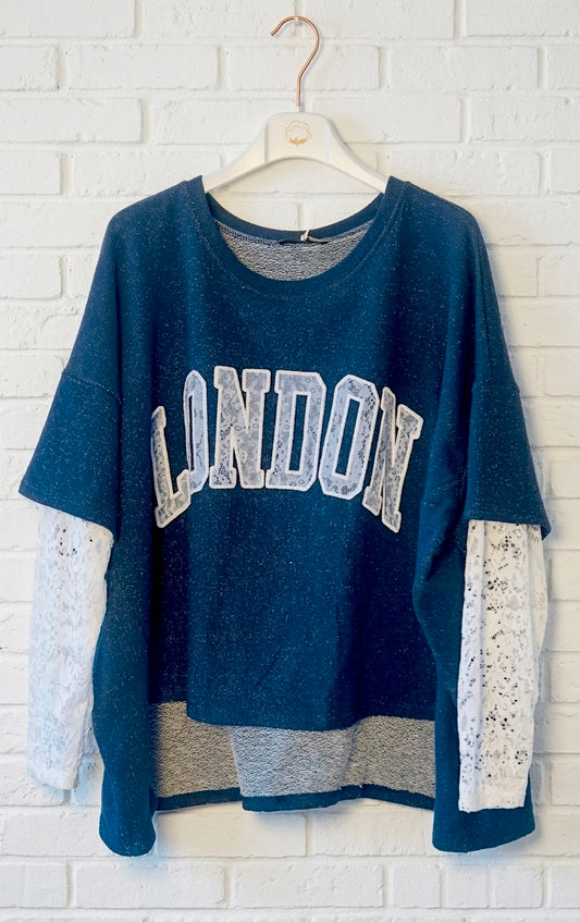Sudadera felpa London +2 colores