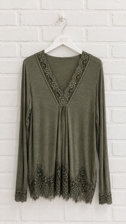 Lingerie-style T-shirt +5 colors