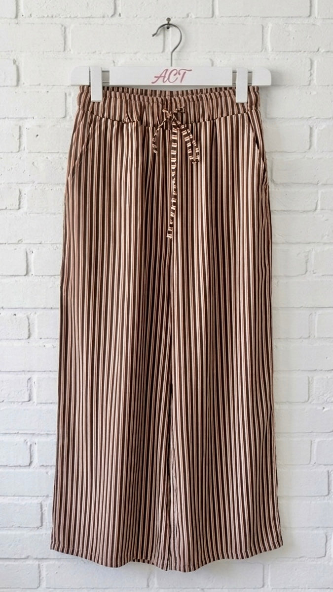 Pantalón de rayas fluido +3 colores