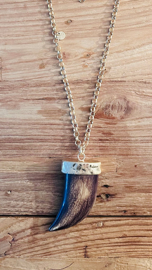 Collar cuerno  +4 colores