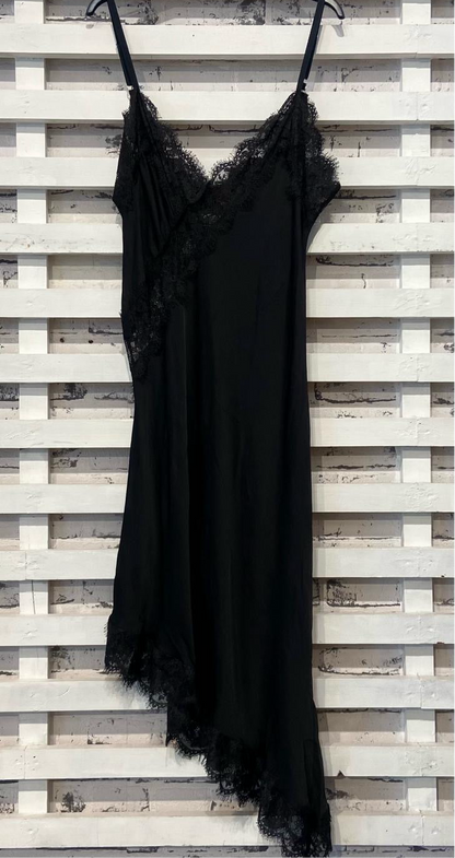 Vestido lencero pico +6 colores