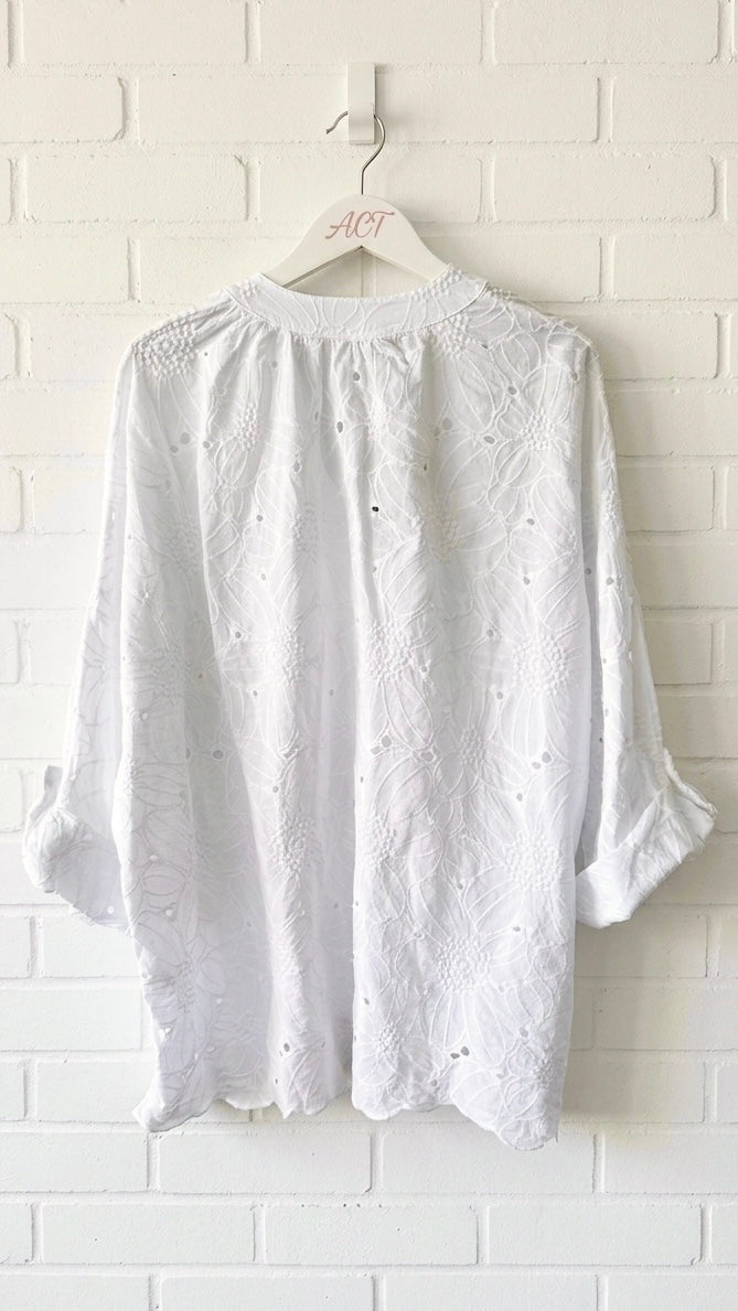 Camisa senda bordada +3 colores