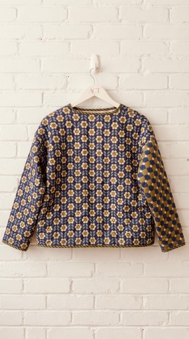Chaqueta Acolchada Patchwork