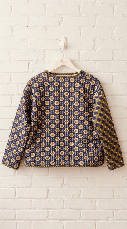 Chaqueta Acolchada Patchwork