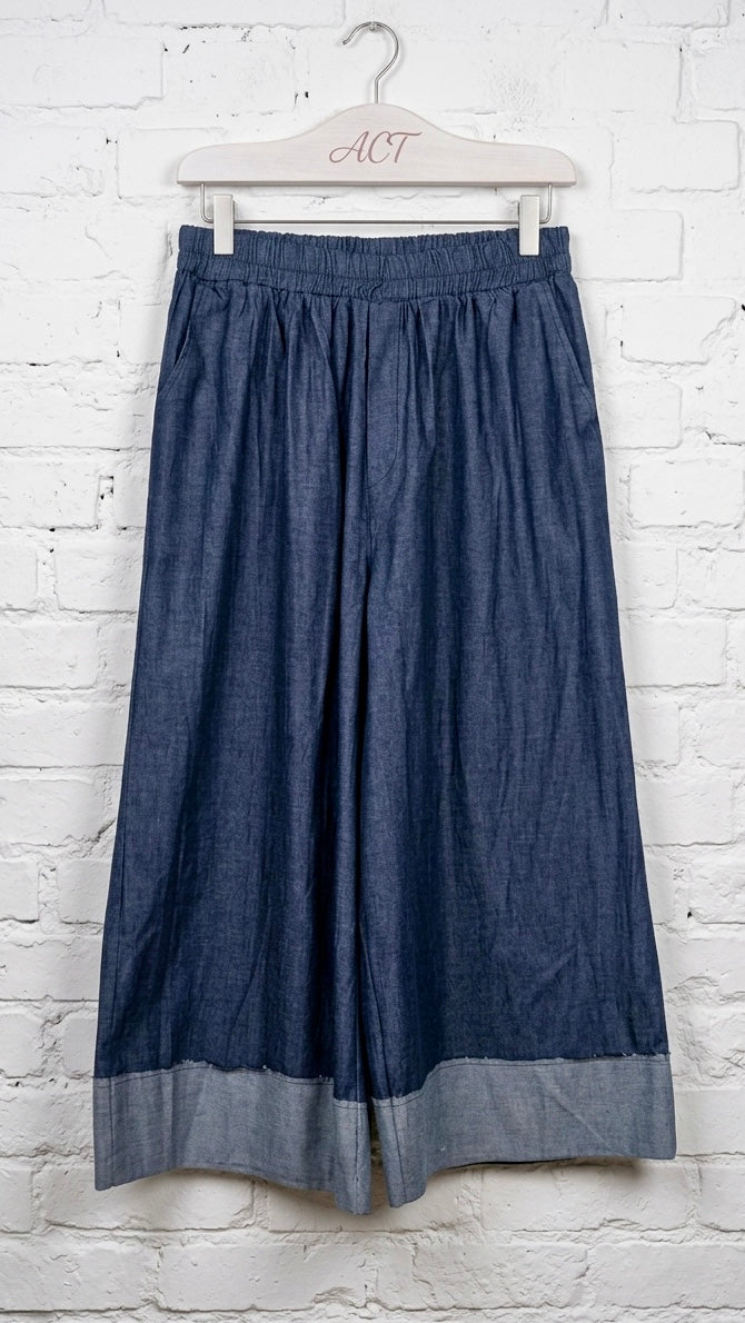 Pantalón cambray denim