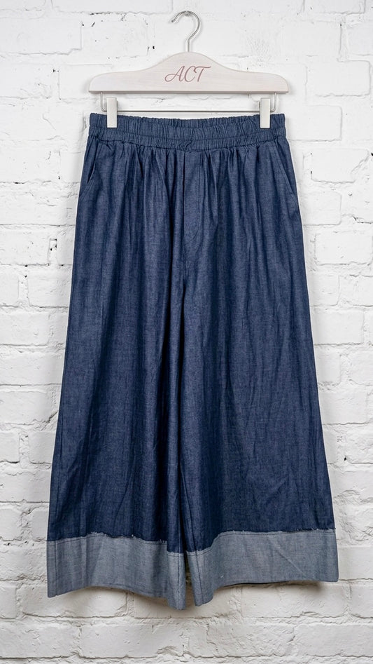 Pantalón cambray denim