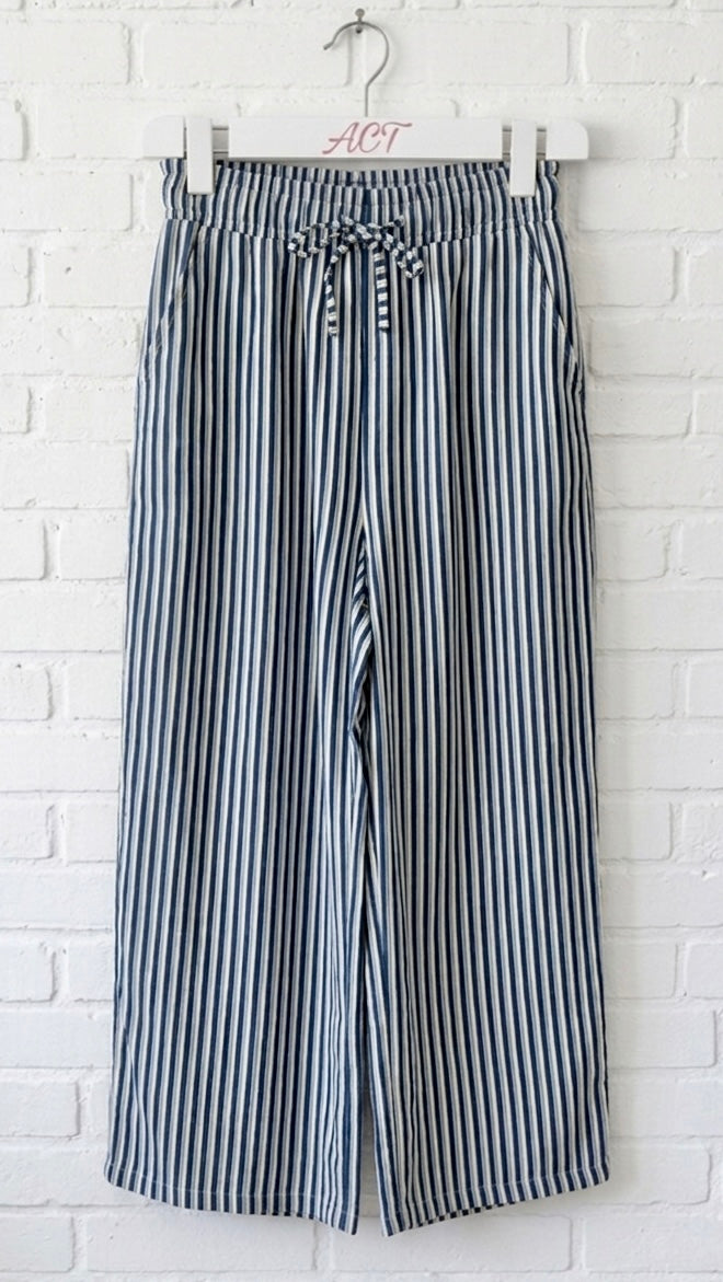Pantalón de rayas fluido +3 colores