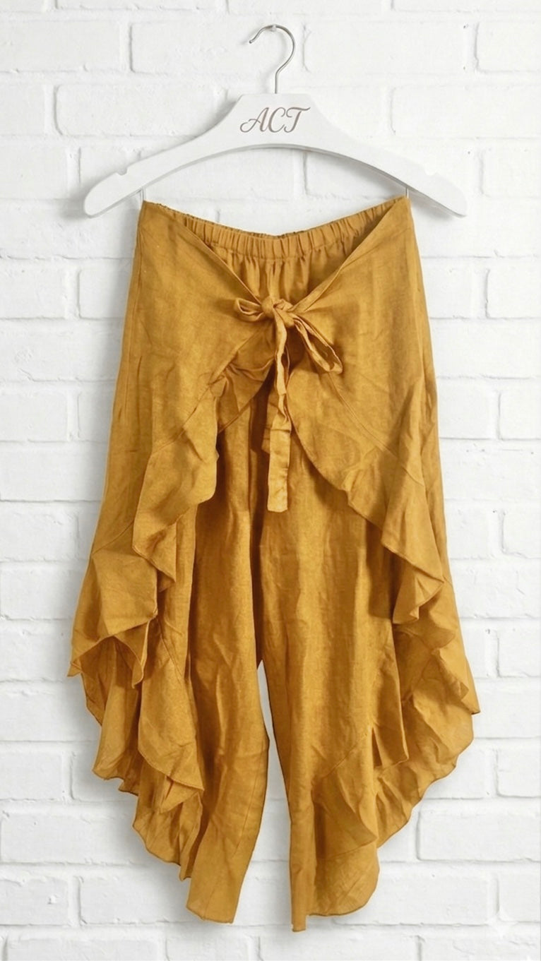 Pantalón pañuelo lino Aurora +9 colores