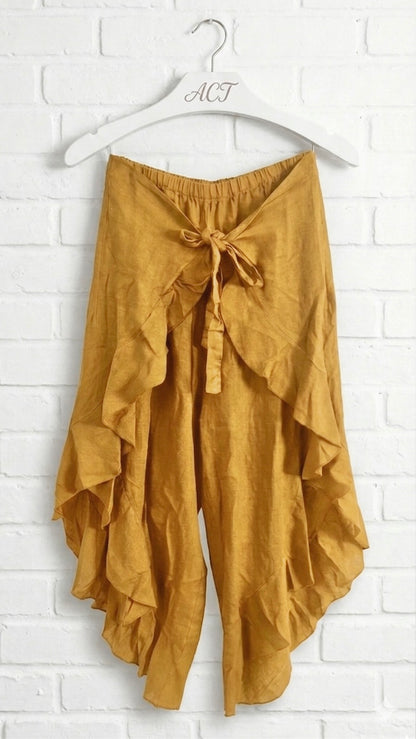 Pantalón pañuelo lino Aurora +9 colores