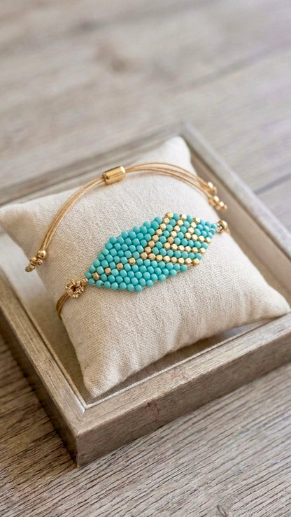 Pulseras mediterránea turquesa +15 modelos
