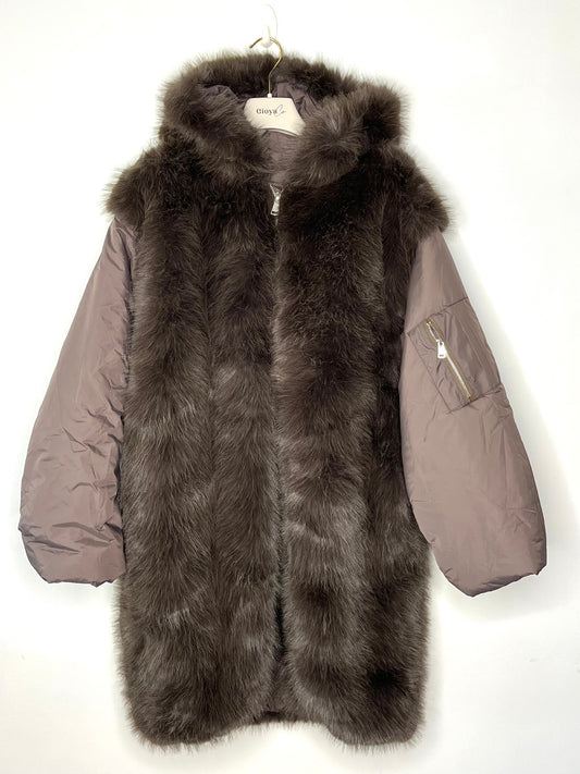 Chaquetón pelo combi