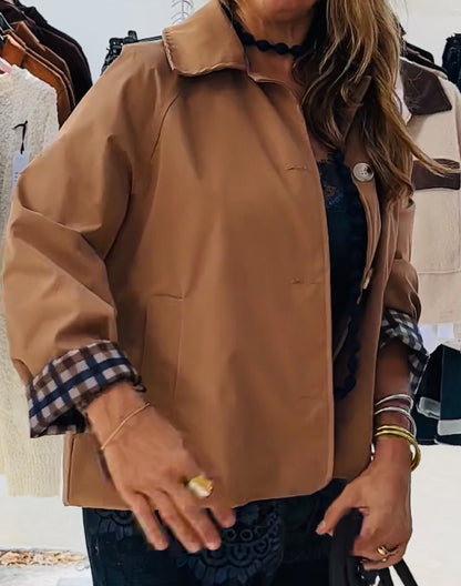 Trench con vichy +1 color