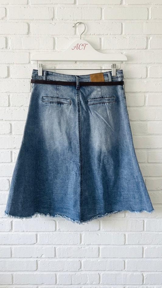 Falda denim