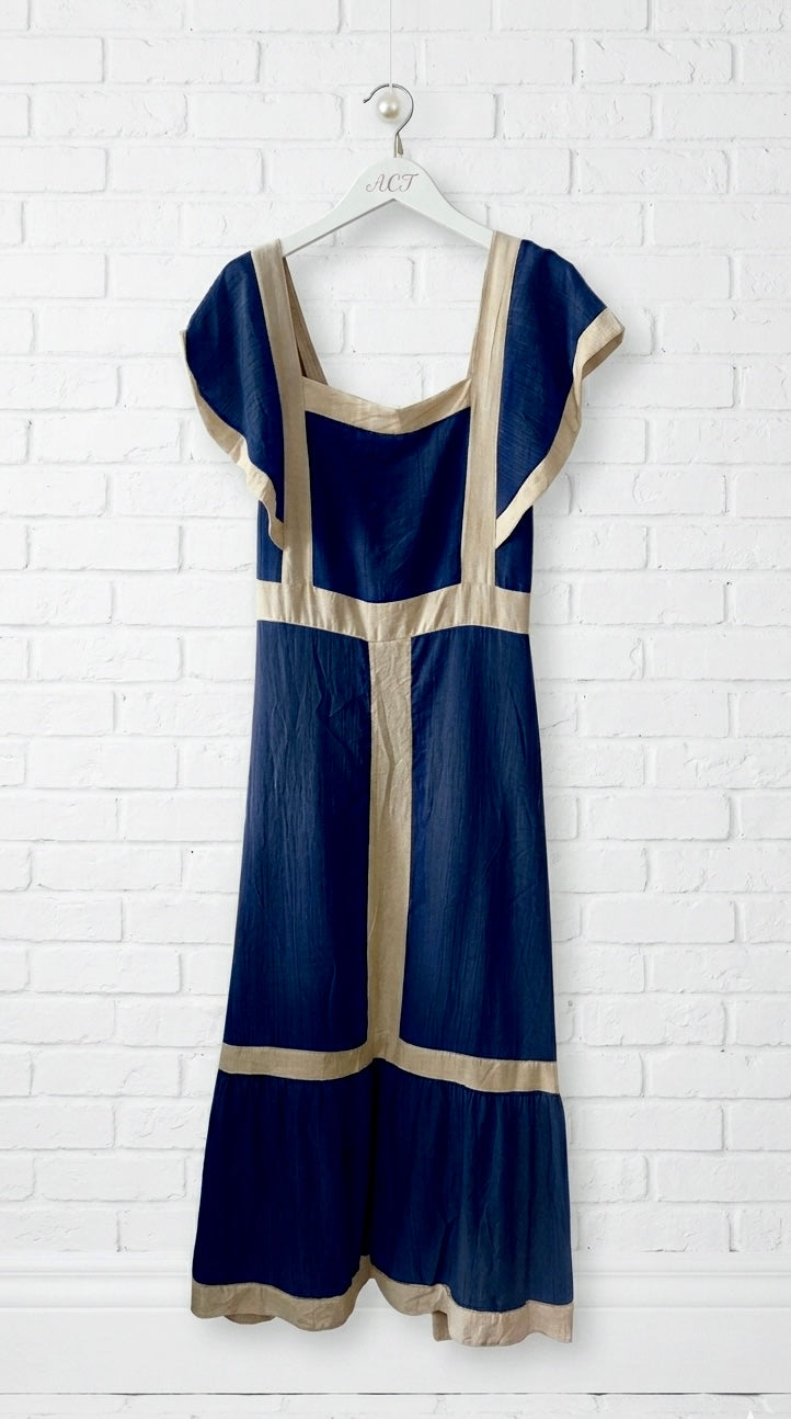 Vestido bicolor