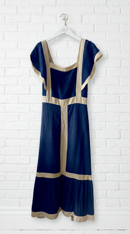 Vestido bicolor