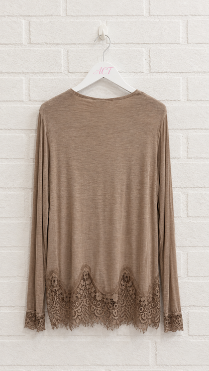 Lingerie-style T-shirt +5 colors