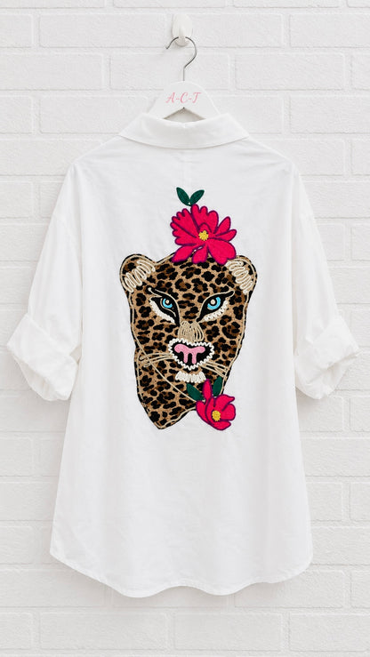 Camisa Oversize Wild Leopard +2 colores
