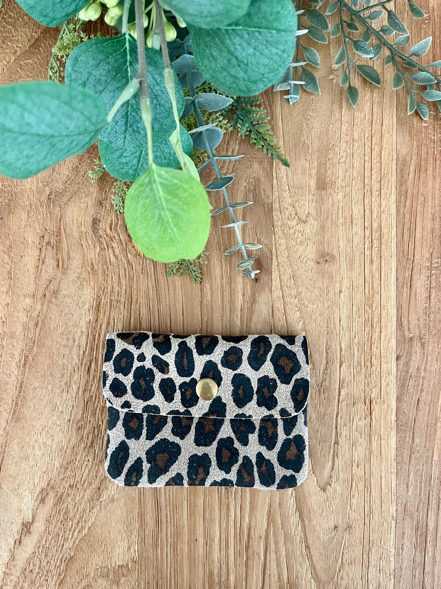 Small animal print coin purse