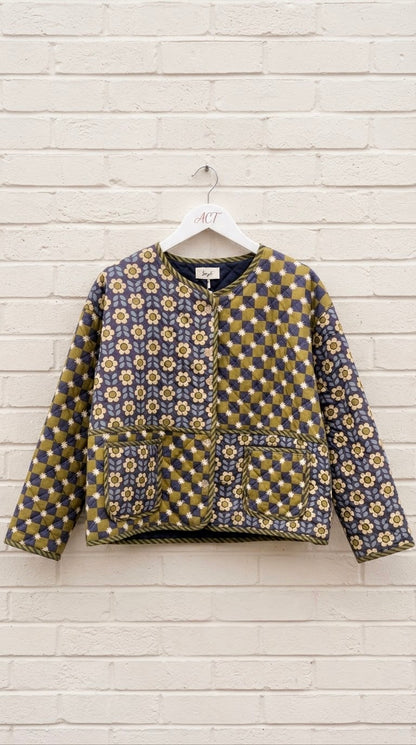 Chaqueta Acolchada Patchwork