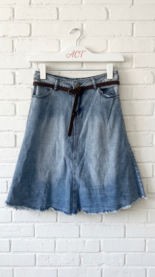 Falda denim