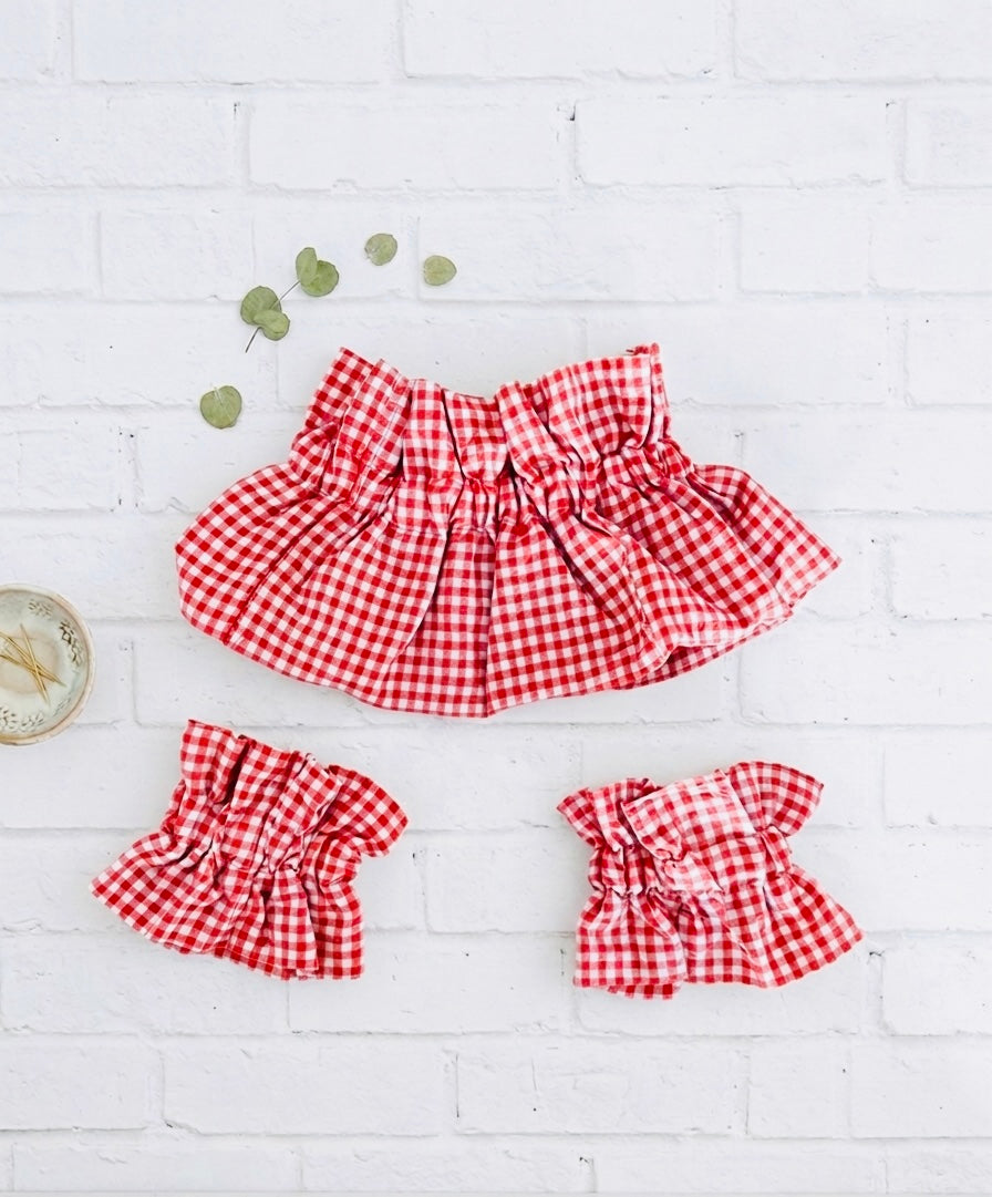 Conjunto de cuello y puños+1color